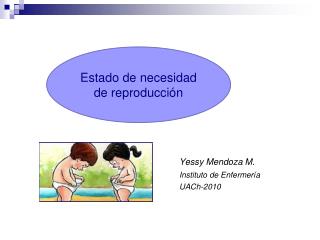 Estado de Necesidad de 		Reproducción Yessy Mendoza M. Instituto de Enfermería 				UACh-2010