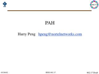 PAH Harry Peng hpeng@nortelnetworks