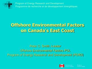 Offshore Environmental Factors on Canada’s East Coast