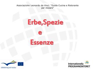 Associazione Leonardo da Vinci: “Guida Cucina e Ristorante per iniziare”