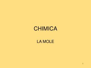 CHIMICA