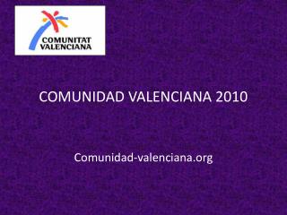 COMUNIDAD VALENCIANA 2010