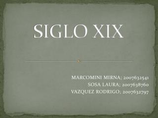 SIGLO XIX