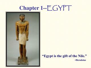 Chapter 1-- EGYPT