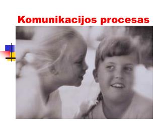 Komunika cijos procesas