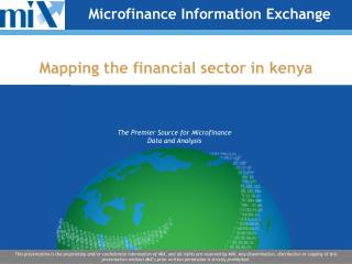 Mapping the financial sector in kenya
