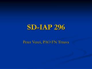 SD-IAP 296