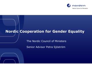 Nordic Cooperation for Gender Equality