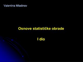 Valentina Mladinov