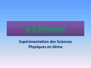 6-5-Sciences