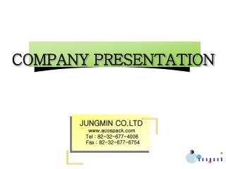 COMPANY PRESENTATION