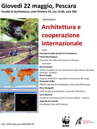 Architettura e cooperazione internazionale