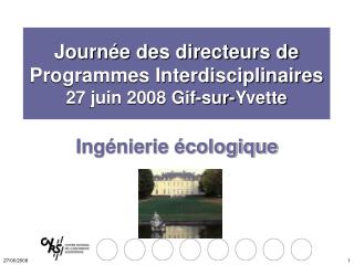 Ingénierie écologique