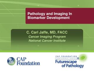 Pathology and Imaging In Biomarker Development