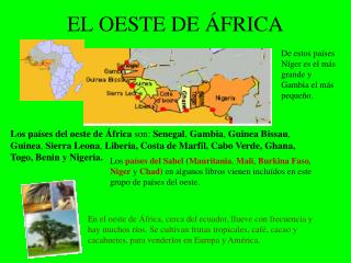 EL OESTE DE ÁFRICA