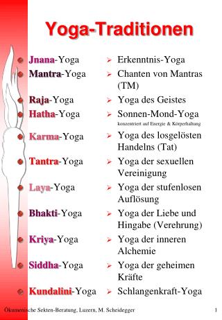 Yoga-Traditionen