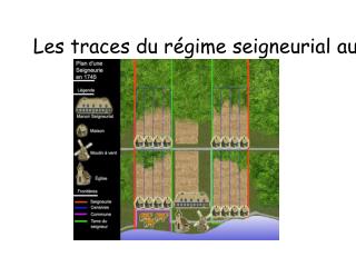 Les traces du régime seigneurial aujourd’hui