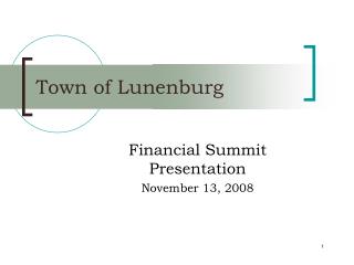 Town of Lunenburg