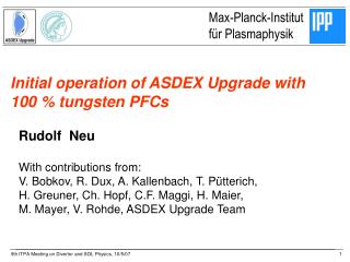 Initial operation of ASDEX Upgrade with 100 % tungsten PFCs