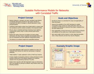 Scalable Performance Models for Networks with Correlated Traffic