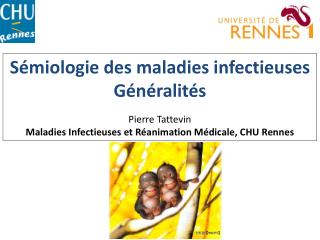 Sémiologie des maladies infectieuses Généralités Pierre Tattevin