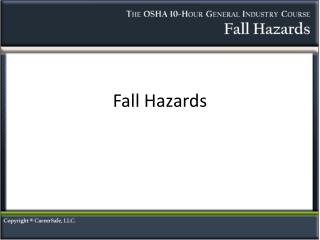 Fall Hazards