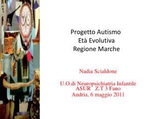 Progetto Autismo Età Evolutiva Regione Marche