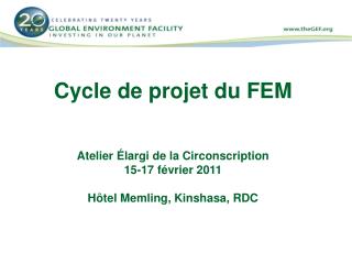 Cycle de projet du FEM