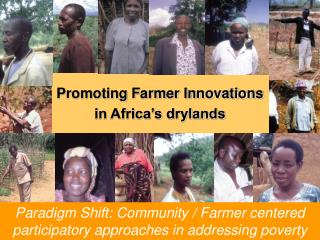 Promoting Farmer Innovations in Africa’s drylands