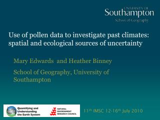 Use of pollen data to investigate past climates: spatial and ecological sources of uncertainty