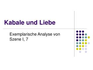 Kabale und Liebe