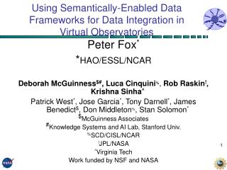 Using Semantically-Enabled Data Frameworks for Data Integration in Virtual Observatories