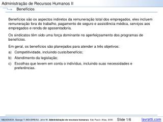 Administração de Recursos Humanos II