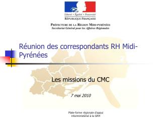 Réunion des correspondants RH Midi-Pyrénées