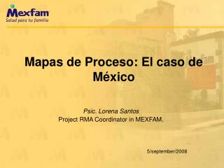 Mapas de Proceso: El caso de México