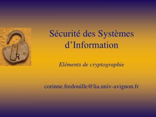 Sécurité des Systèmes d’Information