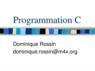 Programmation C