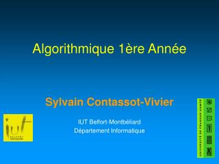 Algorithmique 1ère Année