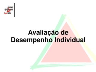 Avaliação de Desempenho Individual