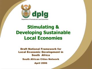 Stimulating &amp; Developing Sustainable Local Economies