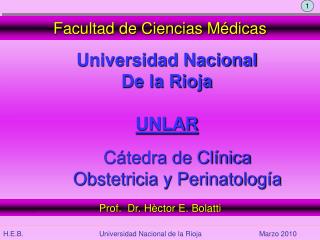 Cátedra de Clínica Obstetricia y Perinatología