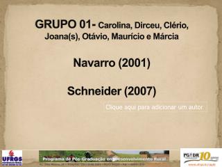 Clique aqui para adicionar um autor