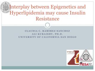 Interplay between Epigenetics and Hyperlipidemia may cause Insulin Resistance