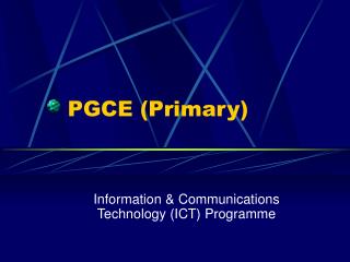 PGCE (Primary)