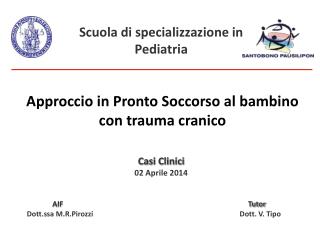 Casi Clinici 02 Aprile 2014