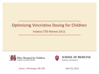 Optimizing Vincristine Dosing for Children