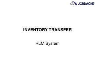 INVENTORY TRANSFER