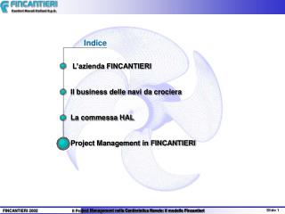 Il Project Management nella Cantieristica Navale: il modello Fincantieri