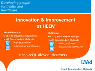 Innovation &amp; Improvement at HEEM