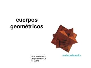 cuerpos geométricos